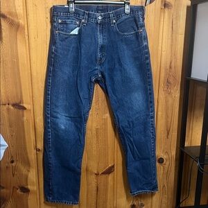 Levi's Dark Blue Straight Jeans